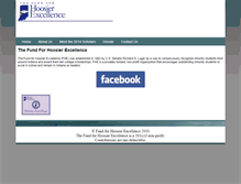 Tablet Screenshot of fundforhoosierexcellence.org